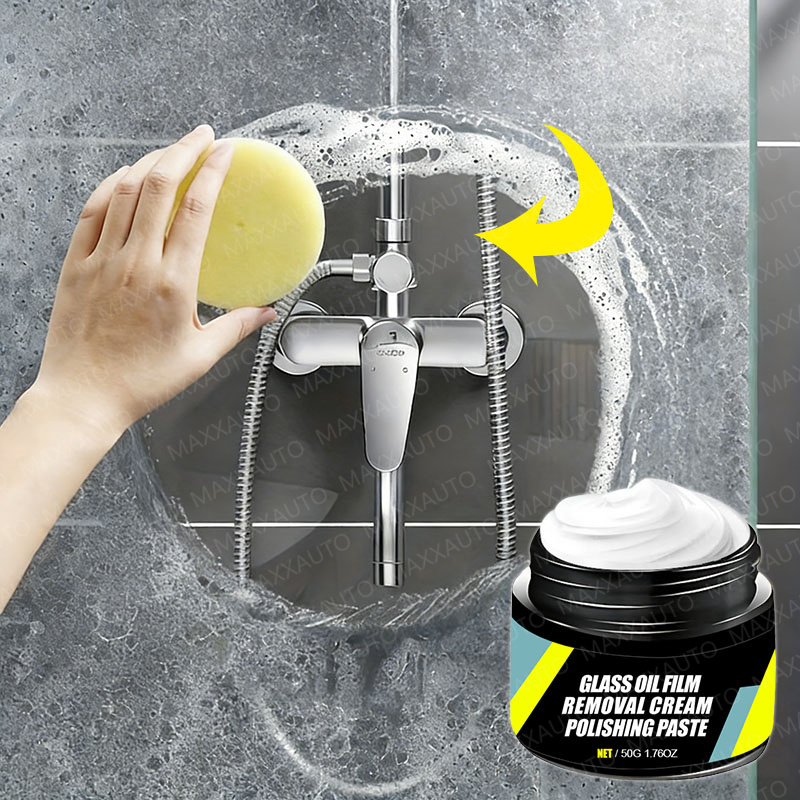 Home Bathroom Cleaning Kit - Bathroom Kitchen Glass Polishing Paste Windshield