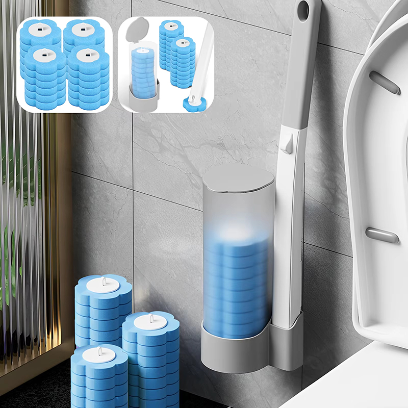 12/18Pcs Toilet Brush With Dis - đánh giá và giá Home Bathroom Cleaning Kit