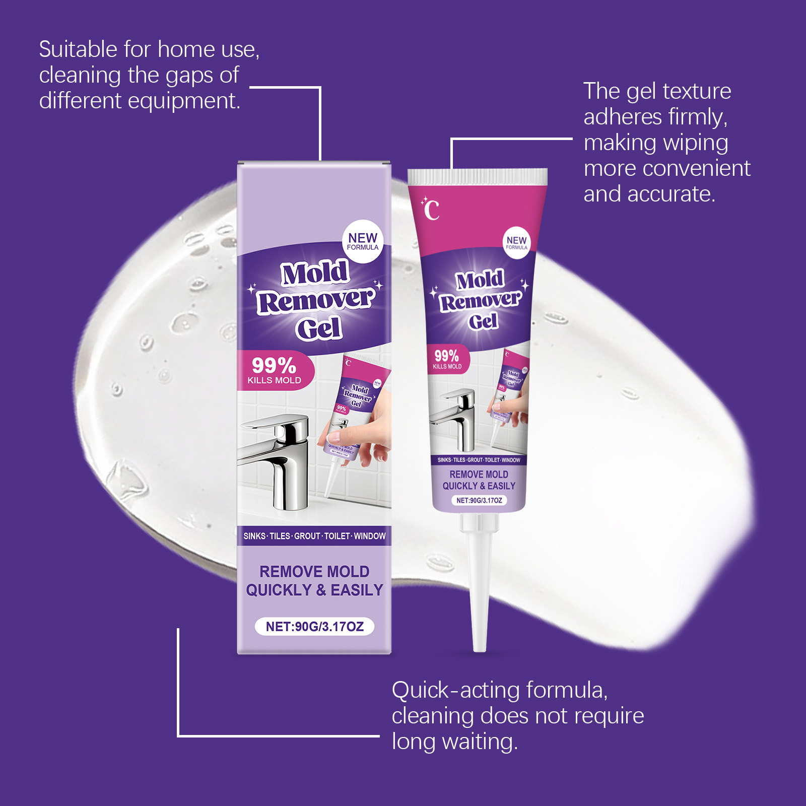 Powerful Household Cleaner Gel - đánh giá và giá Home Bathroom Cleaning Solution