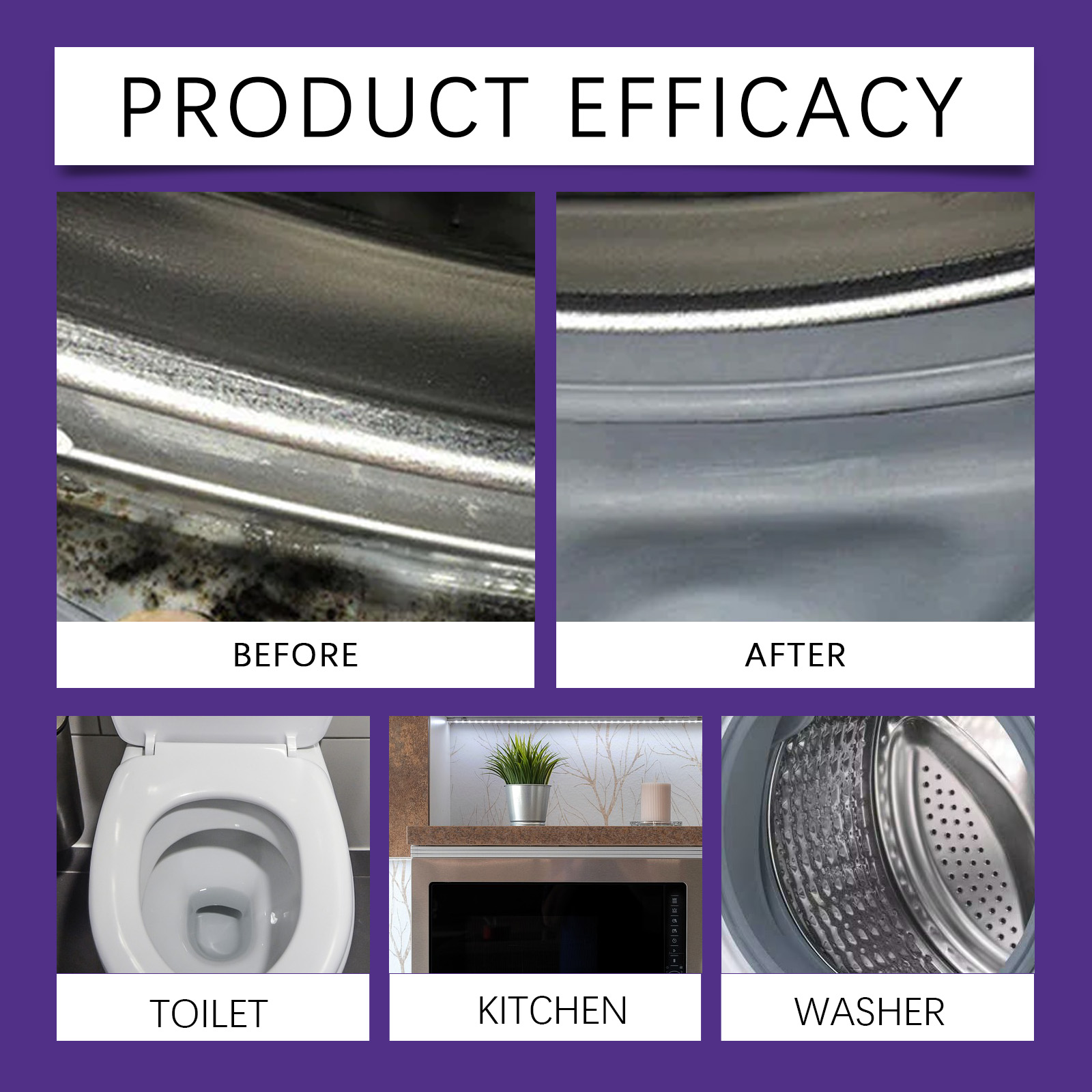 Anti-Mold Remover Gel Fast Act - đánh giá và giá Home Bathroom Cleaning Solution