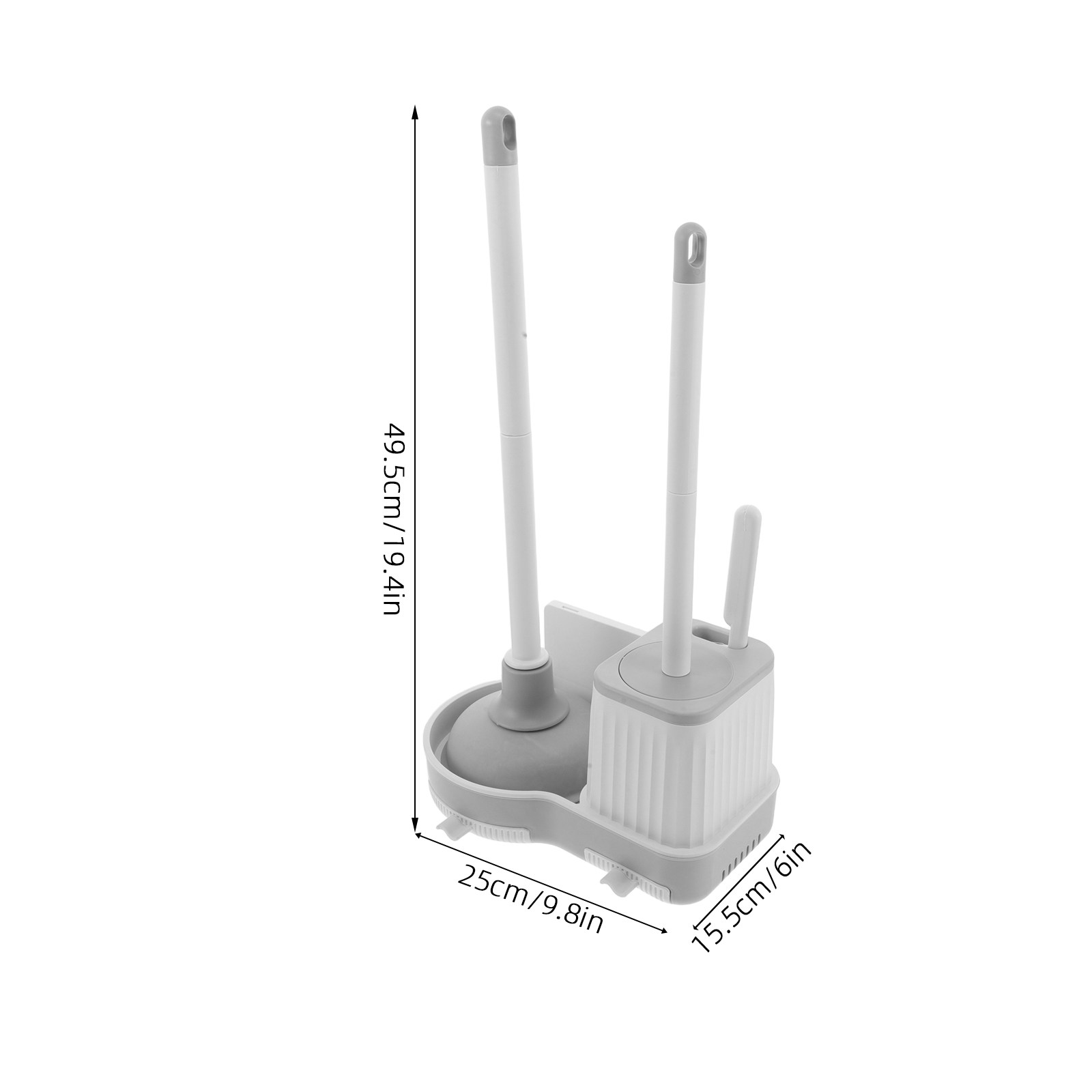 1Set Toilet Brush Set Wall-Mou - đánh giá và giá Home Bathroom Cleaning Kit
