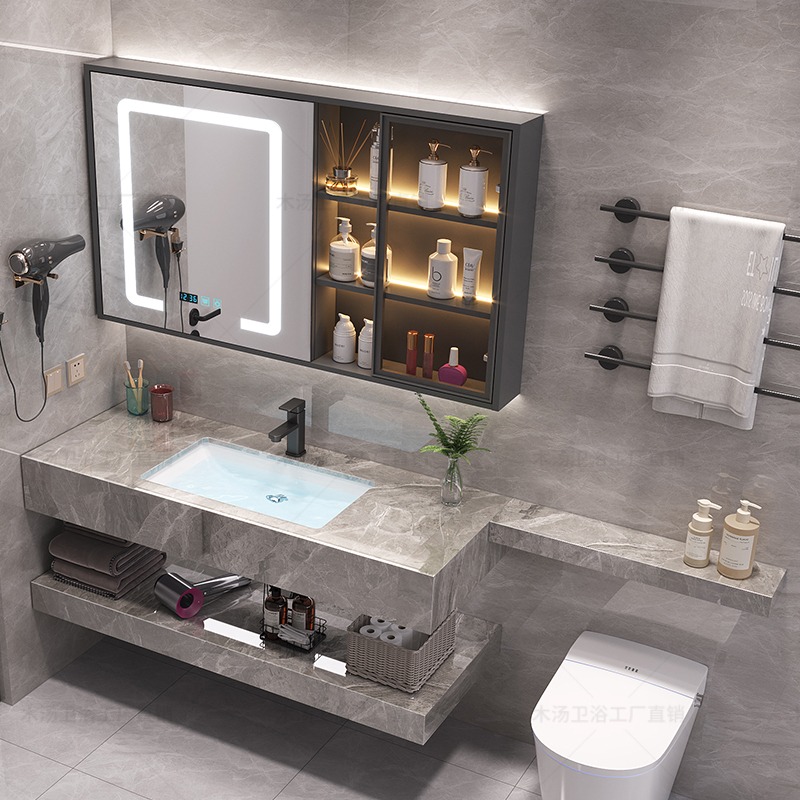 Vanity Mirror Cupboard Makeup  - đánh giá và giá Home Bathroom Partition Wall