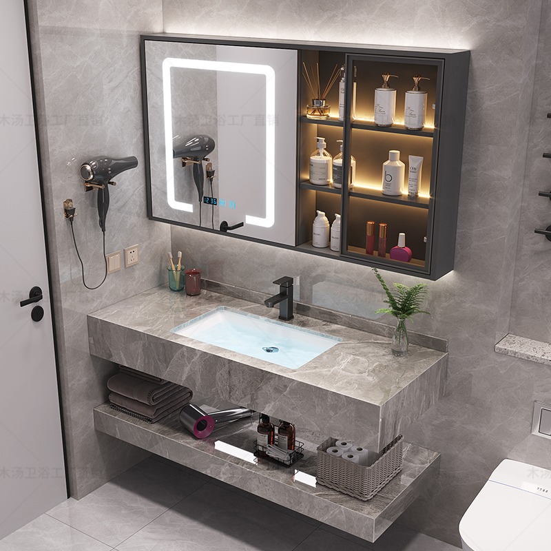 Vanity Mirror Cupboard Makeup  - đánh giá và giá Home Bathroom Partition Wall
