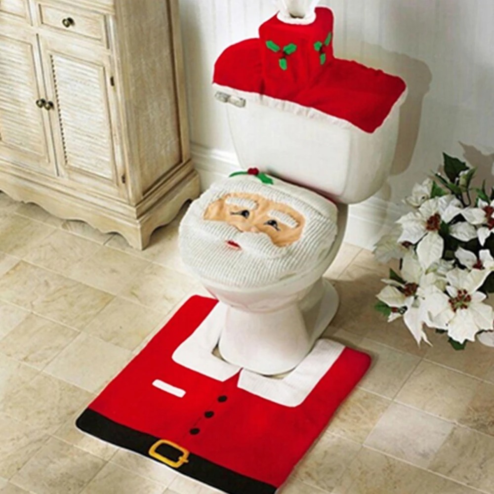 Cute Christmas Toilet Seat Cov - đánh giá và giá Home Of The Year Bathroom