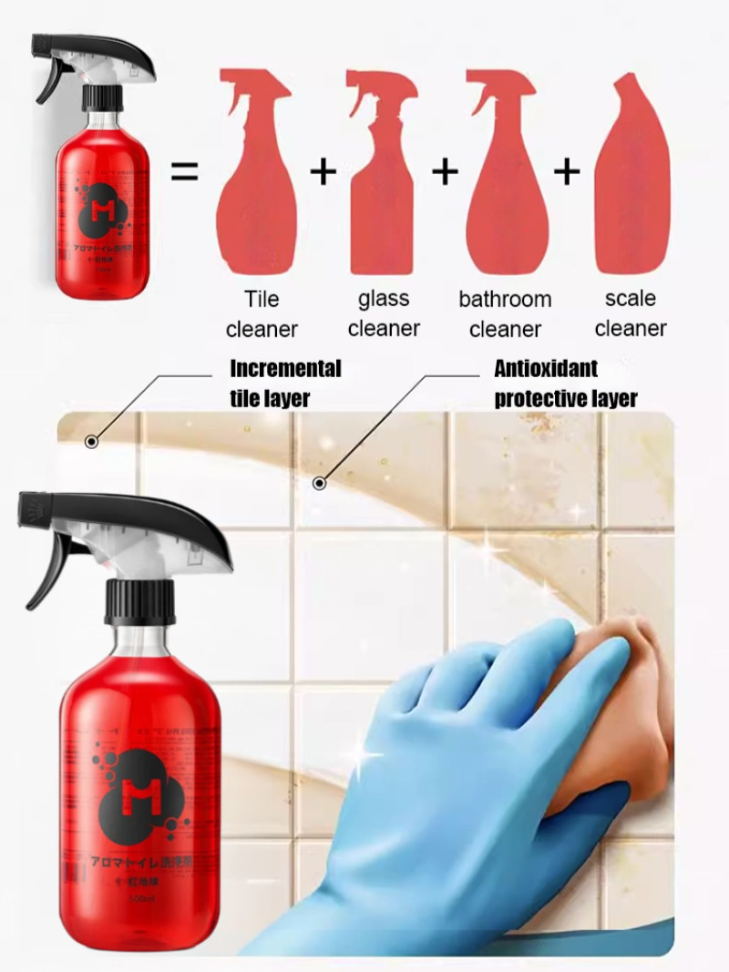 Toilet Cleaner Rose Fragrance  - đánh giá và giá Home Bathroom Cleaning Solution