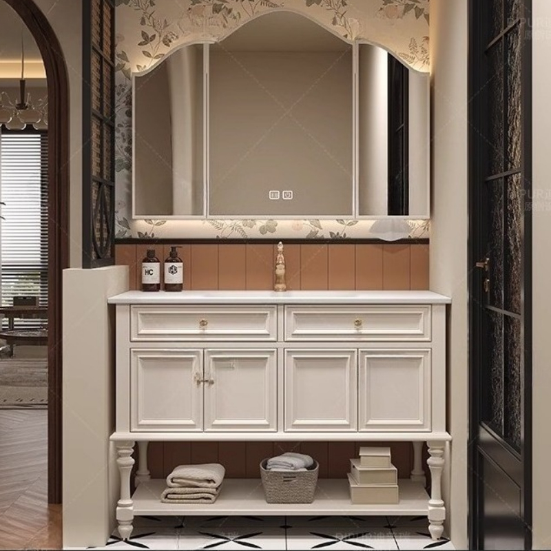 Organizer Mirror Bathroom Cabi - đánh giá và giá Home Bathroom Partition Wall