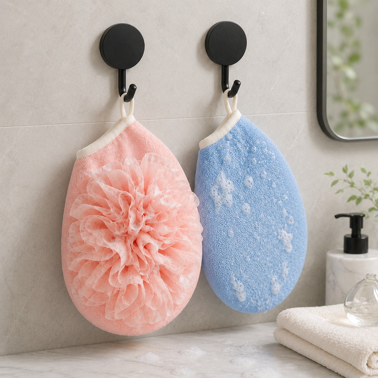 2 Pairs of Bath Gloves + 2 Hoo - đánh giá và giá Home Bathroom Cleaning Kit