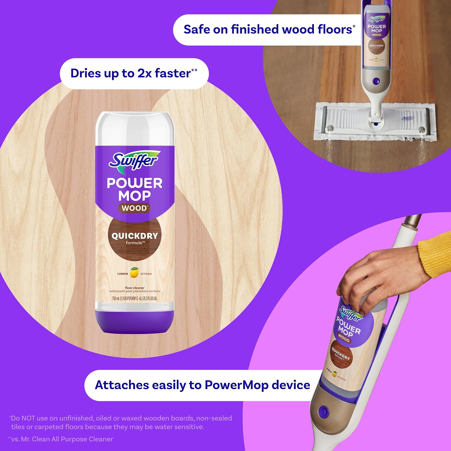 Swiffer Power Mop Wood Refill  - đánh giá và giá Home Bathroom Cleaning Solution